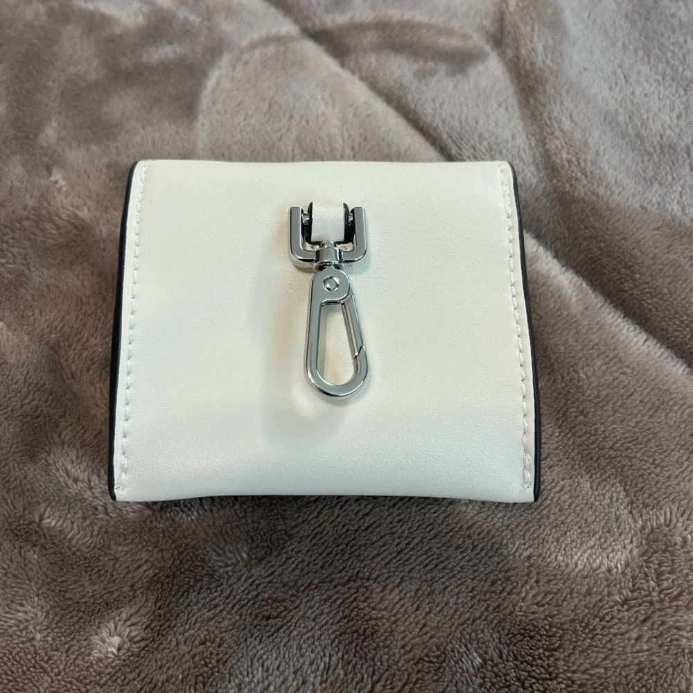 Calvin Klein Cream Off White AirPod/Ear Bud Case